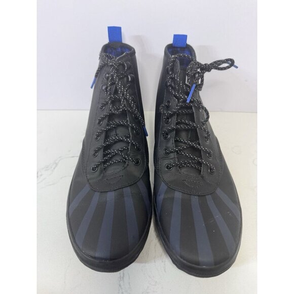 Keds Boots Womens Size 9 Scout Splash Duck Rain Ortholite Black Blue Waterproof - Picture 4 of 15